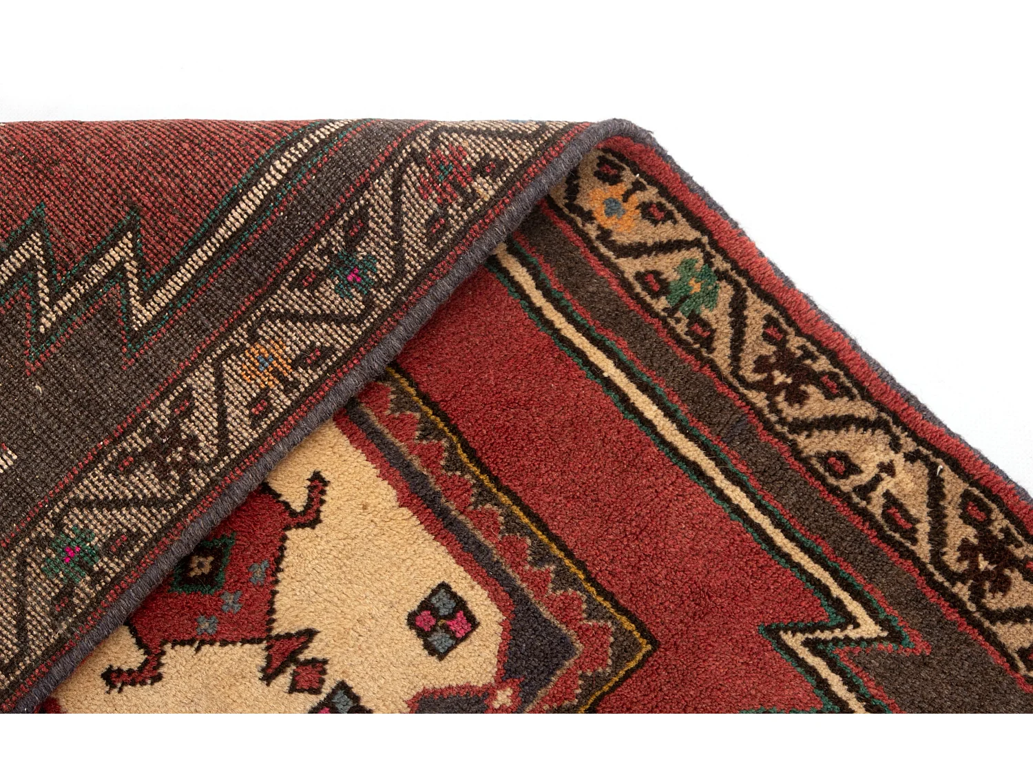 Tappeto in lana 67x104 rosso Ardabil