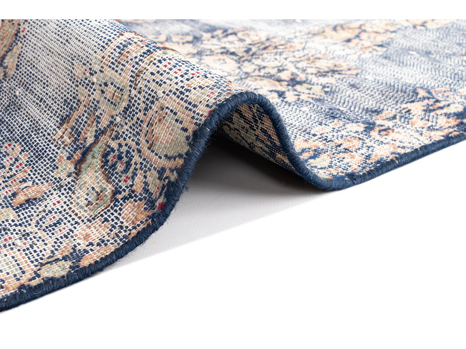 Woltapijt 114x54 Blauw Vintage Royal