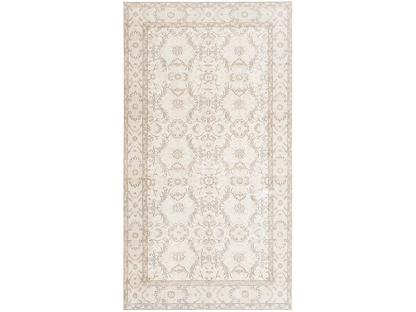 Tappeto in lana 140x251 beige Ultra Vintage