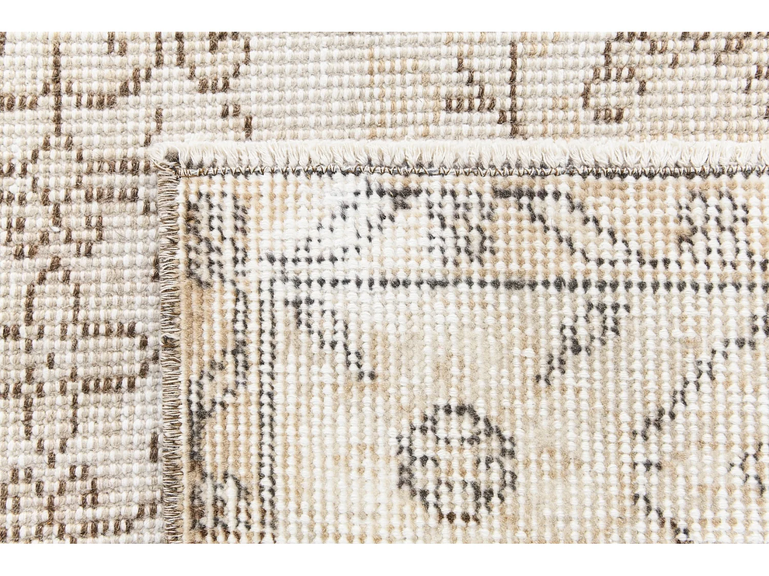Tappeto in lana 140x251 beige Ultra Vintage