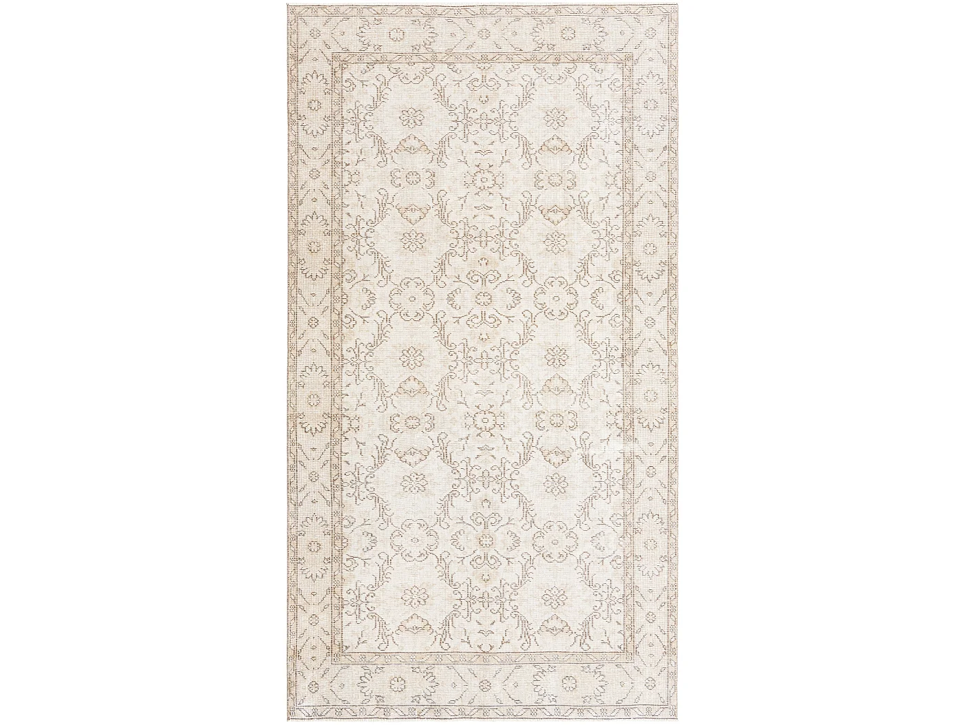 Tappeto in lana 140x251 beige Ultra Vintage