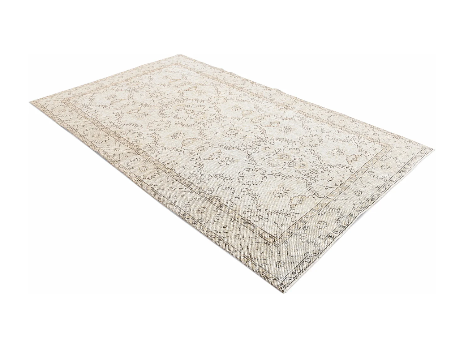 Tapis de laine 140x251 beige Ultra Vintage