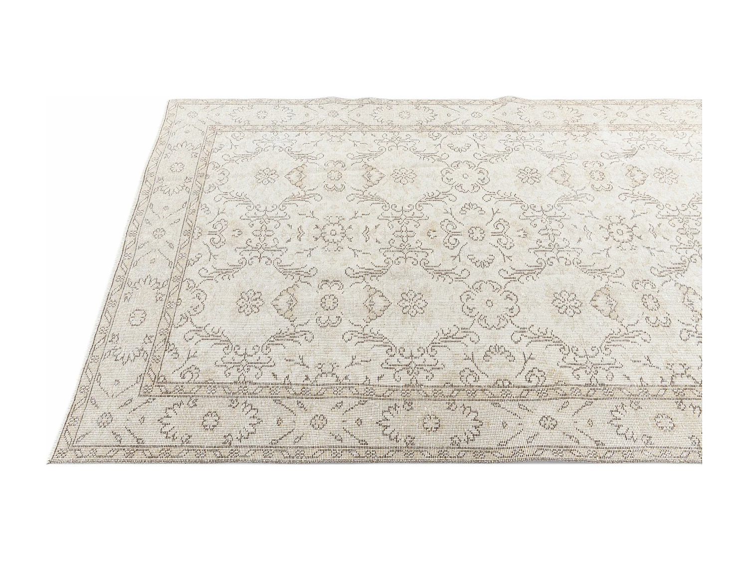 Tapis de laine 140x251 beige Ultra Vintage