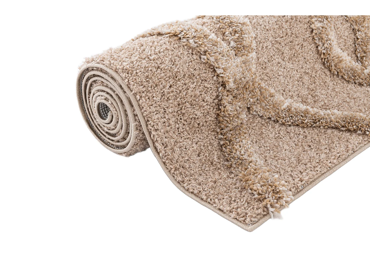 Tapis shaggy 240x305 brun Thun Tribus