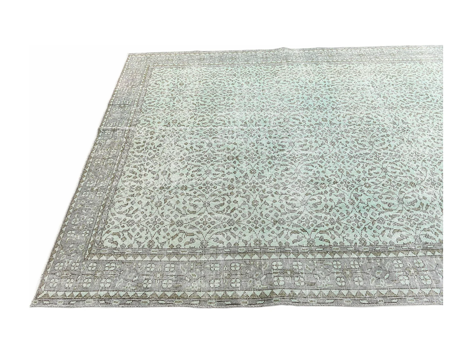 Tappeto in lana 206x305 turchese Ultra Vintage