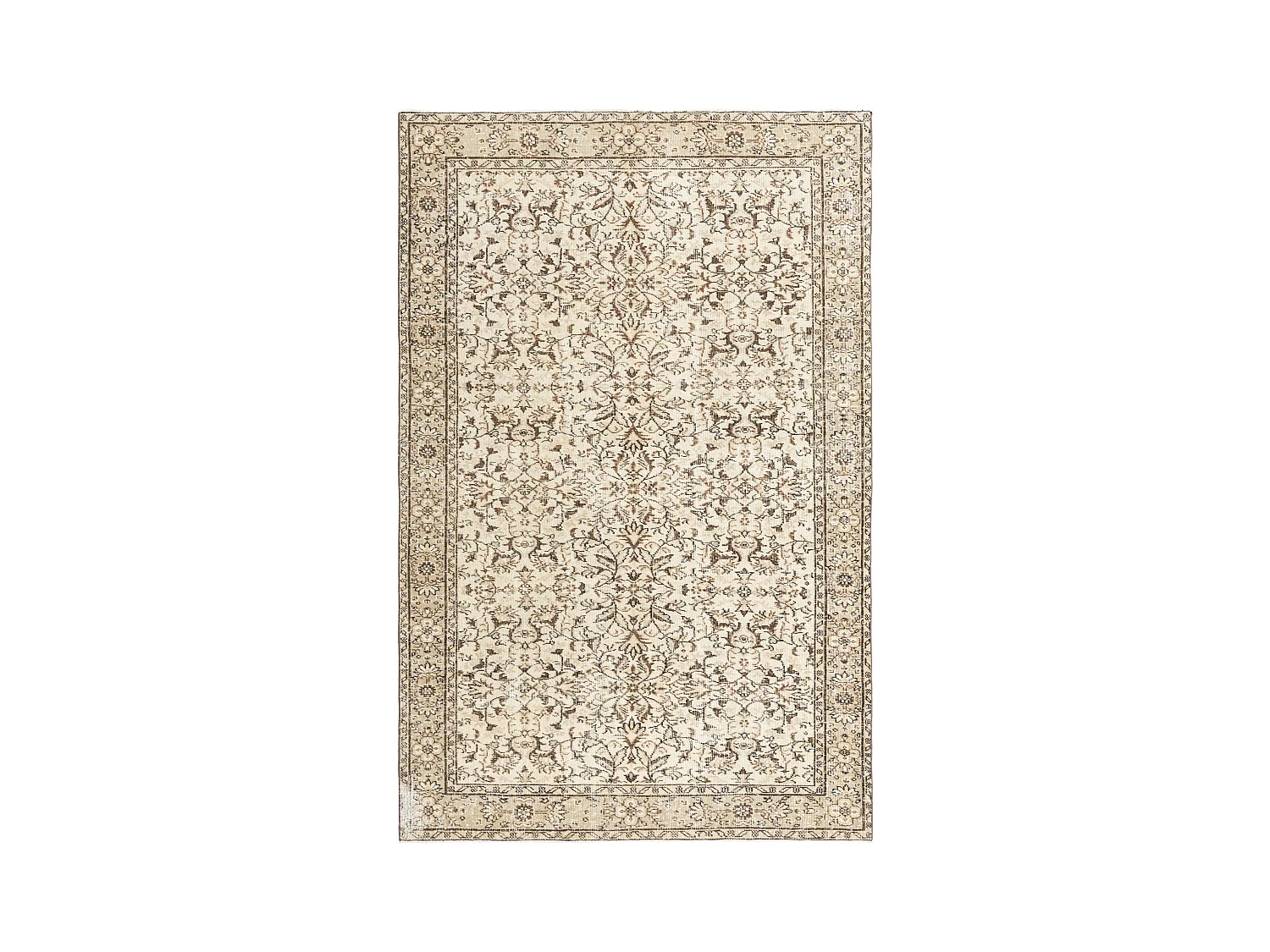 Tapis de laine 170x262 beige Ultra Vintage
