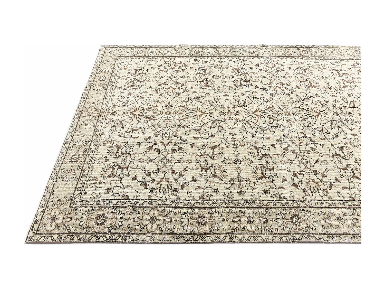 Tapis de laine 170x262 beige Ultra Vintage
