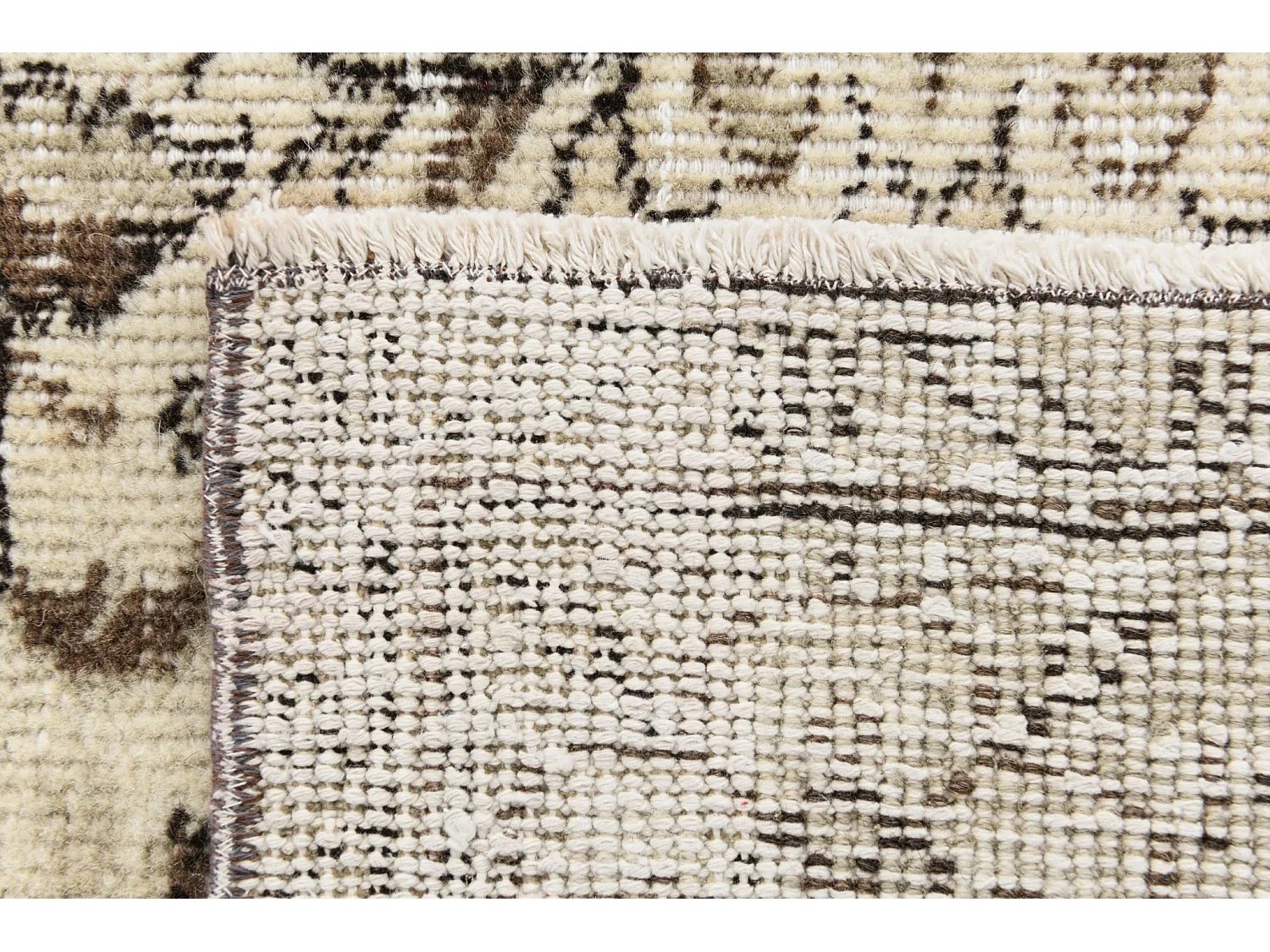 Tapis de laine 170x262 beige Ultra Vintage