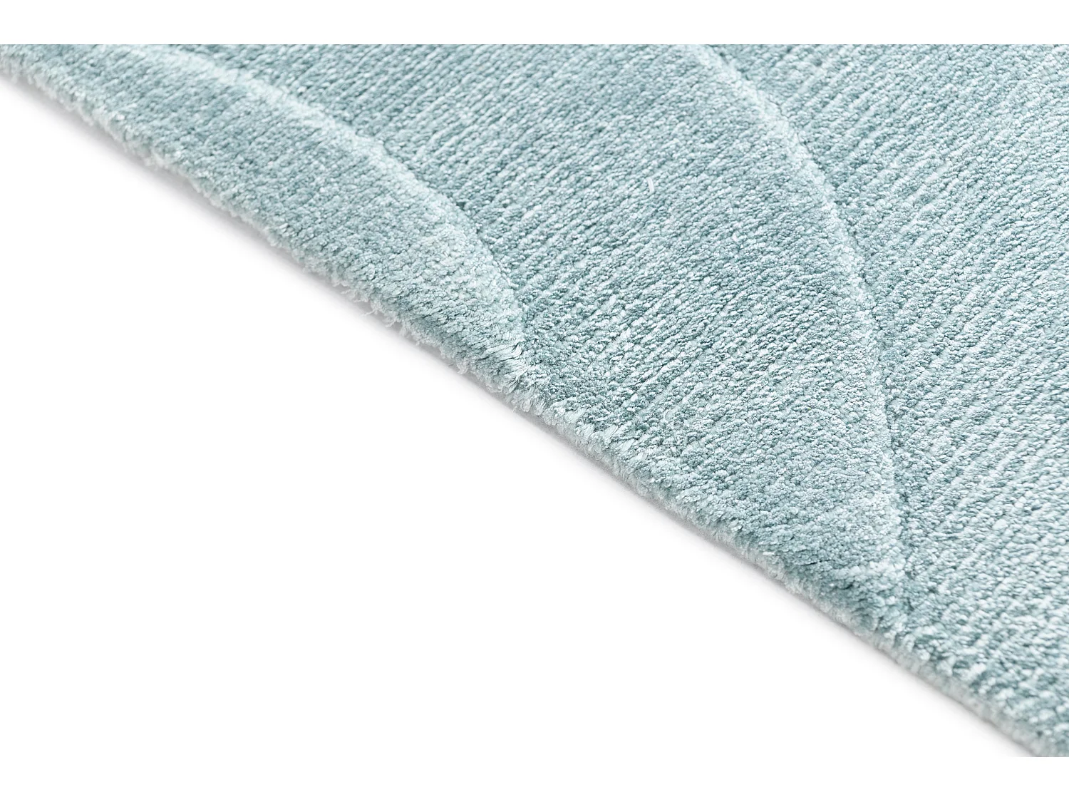 Tappeto per corridoio in lana 81x295 blu Darya