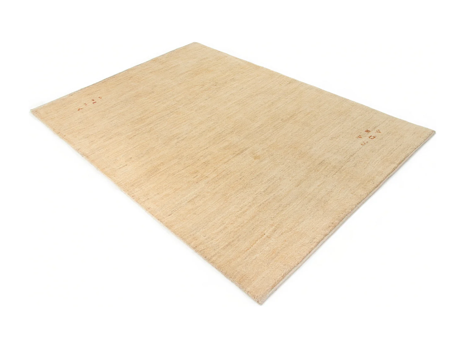 Tapis de laine 148x207 beige Gabbeh Shouli
