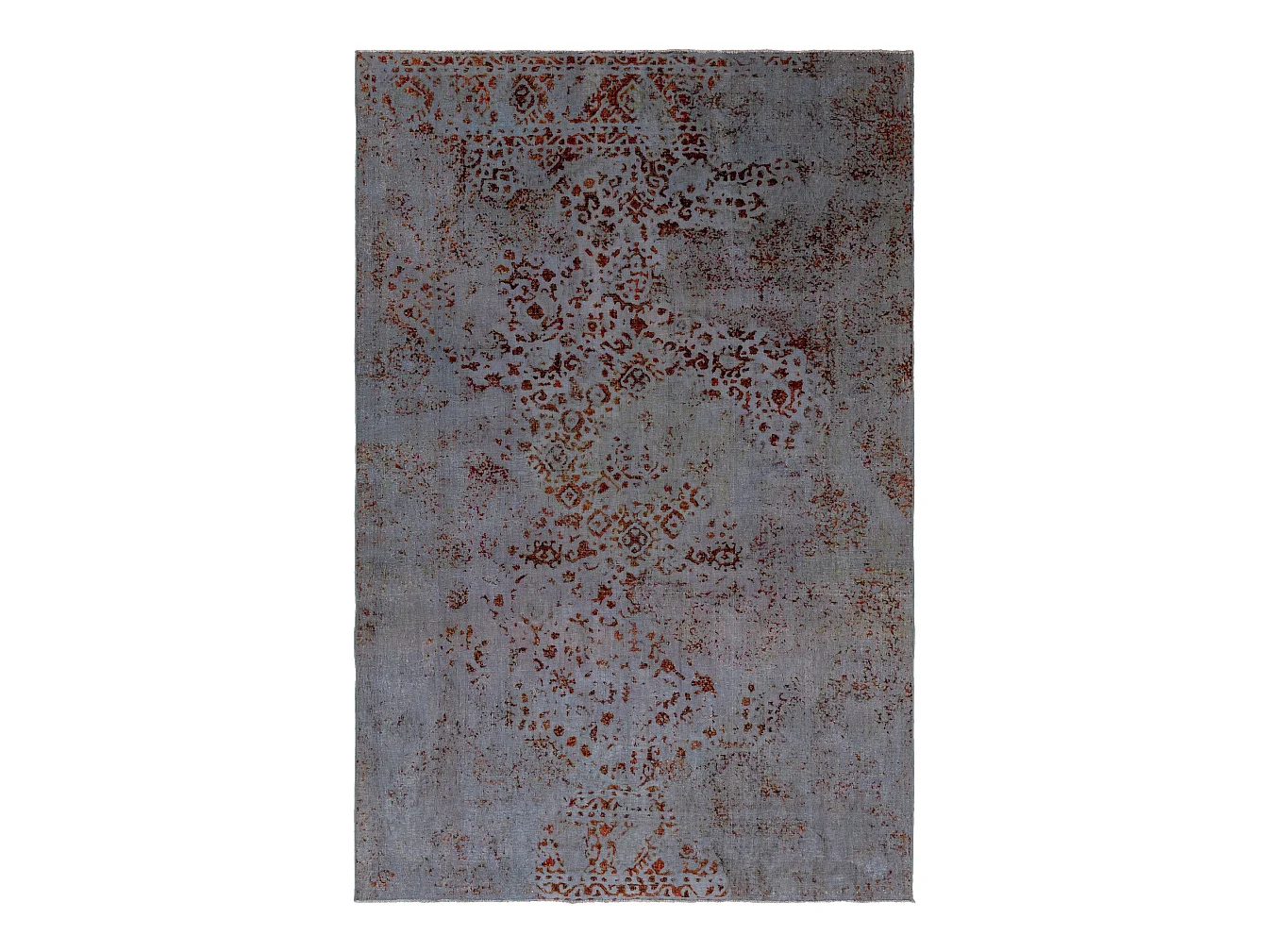 Tapis de laine 190x291 Bleu Vintage Royal