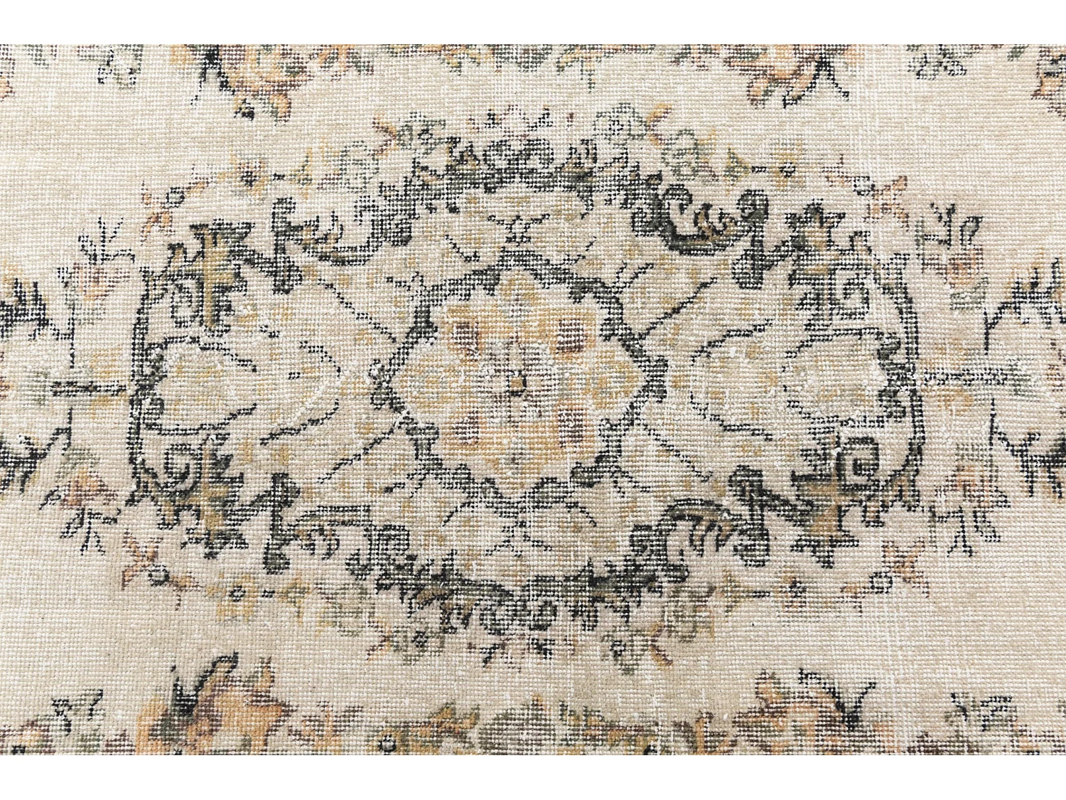 Tapis de laine 112x208 beige Ultra Vintage