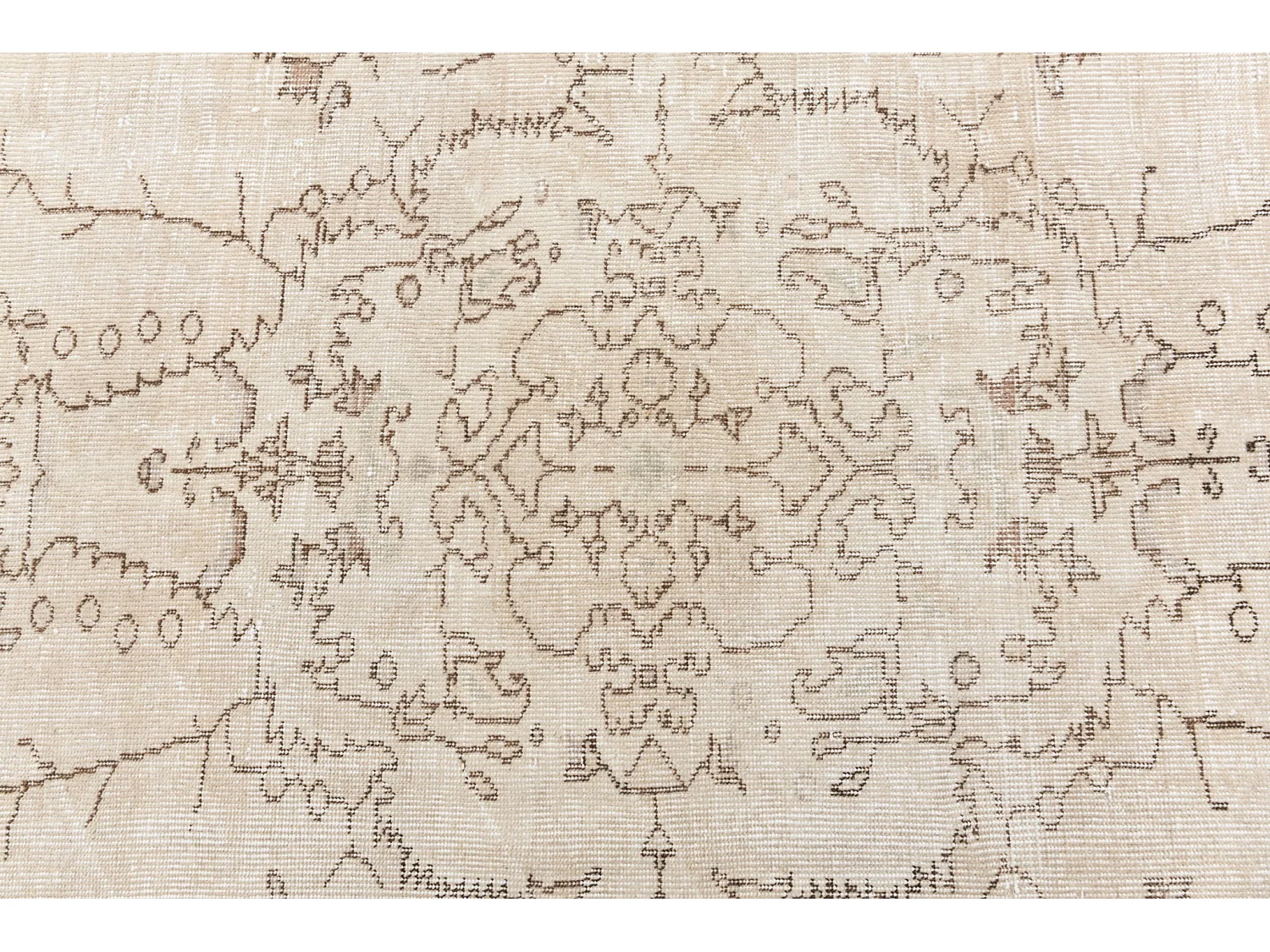 Wollteppich 173x274 Braun Ultra Vintage