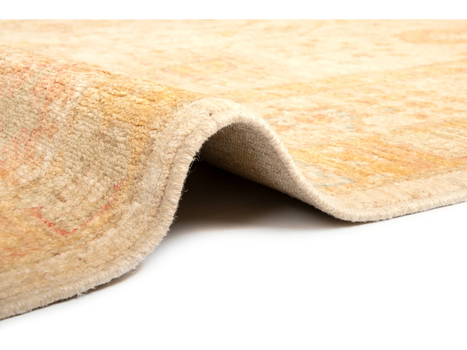 Tapis de laine 250x296 beige Kaizar