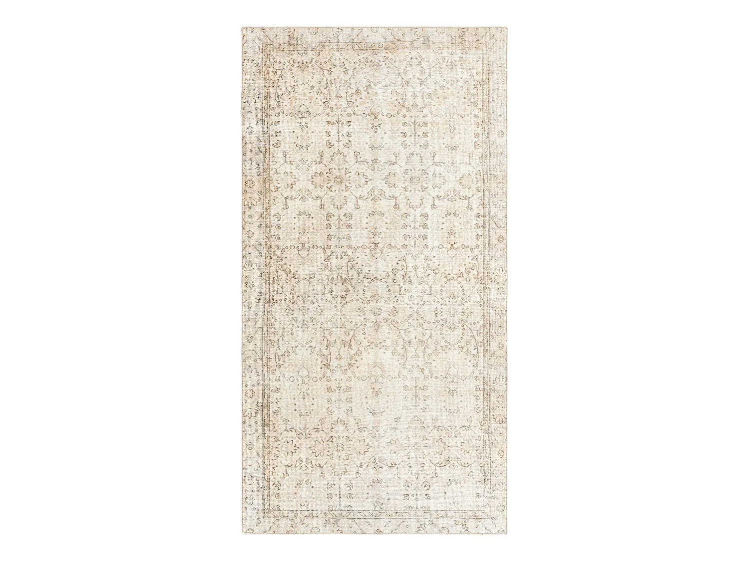 Tapis de laine 135x254 brun Ultra Vintage