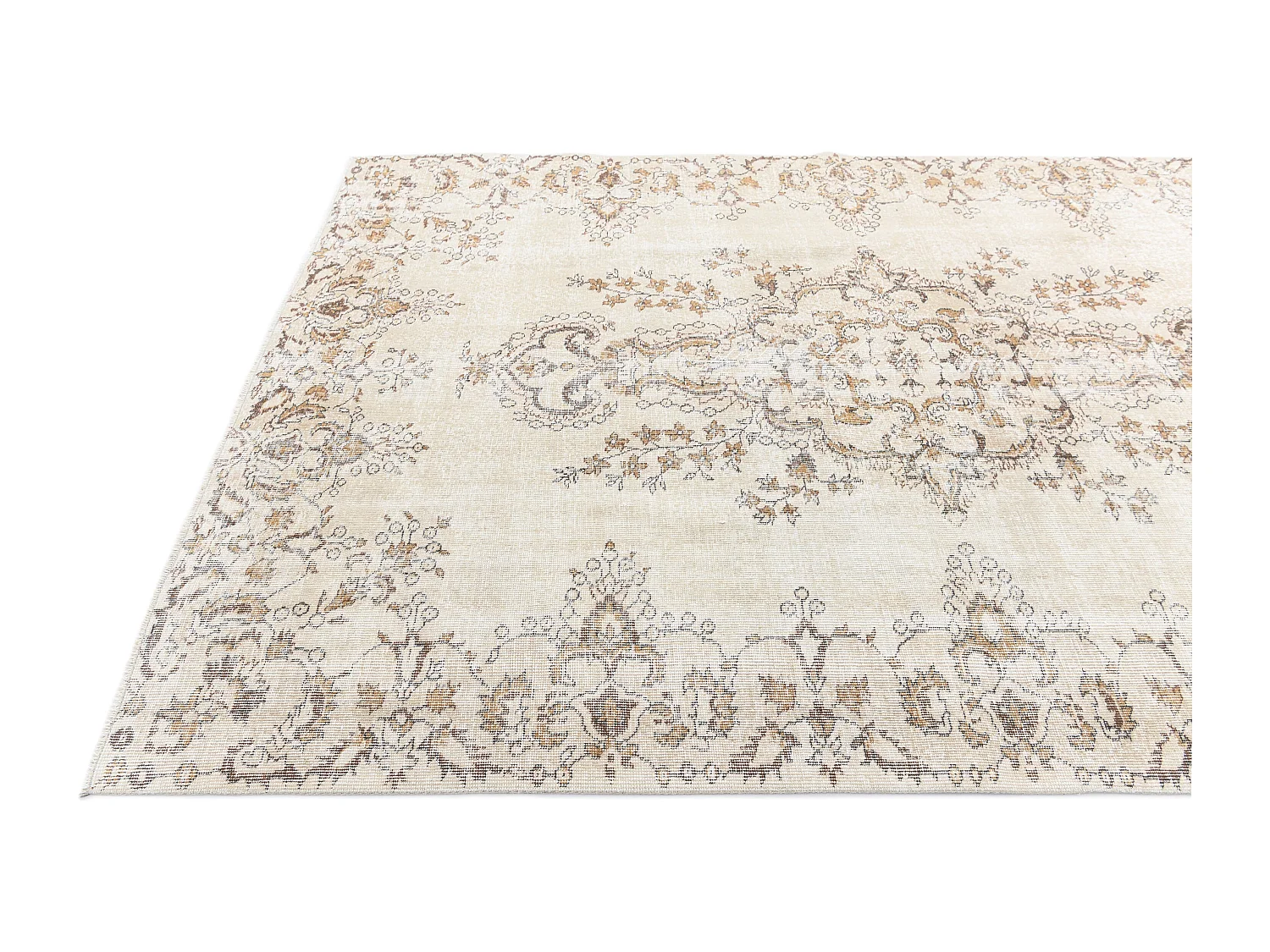 Tapis de laine 188x274 brun Ultra Vintage