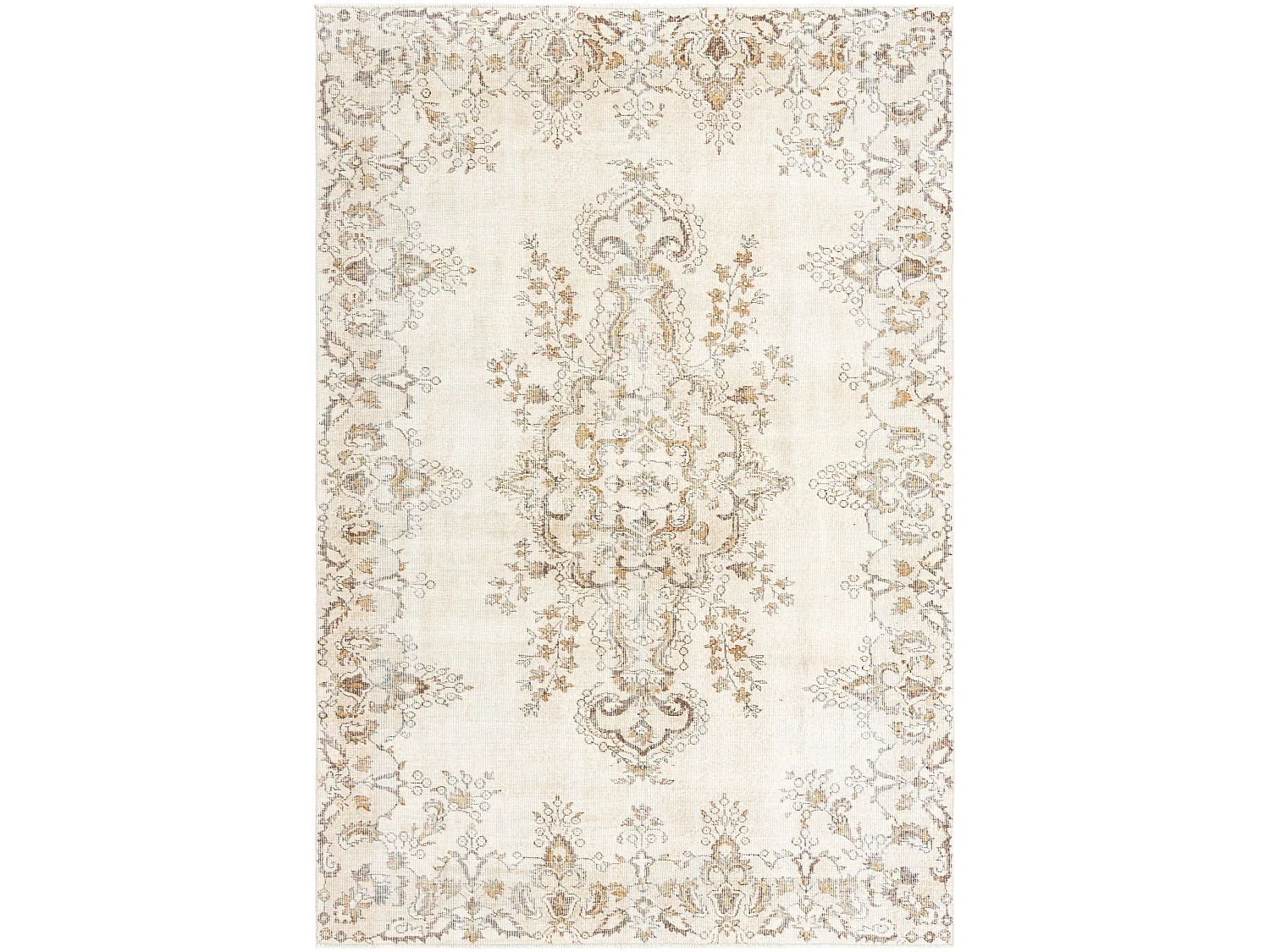 Tapis de laine 188x274 brun Ultra Vintage