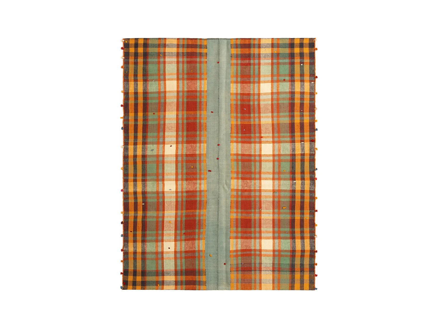 Tapis de laine 134x197 rouge Jajim