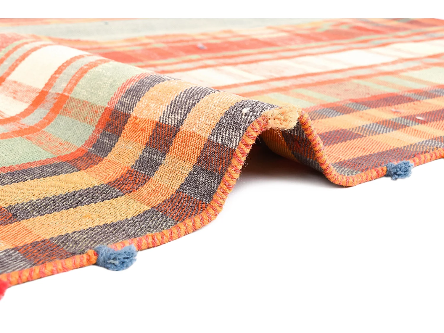 Tapis de laine 134x197 rouge Jajim