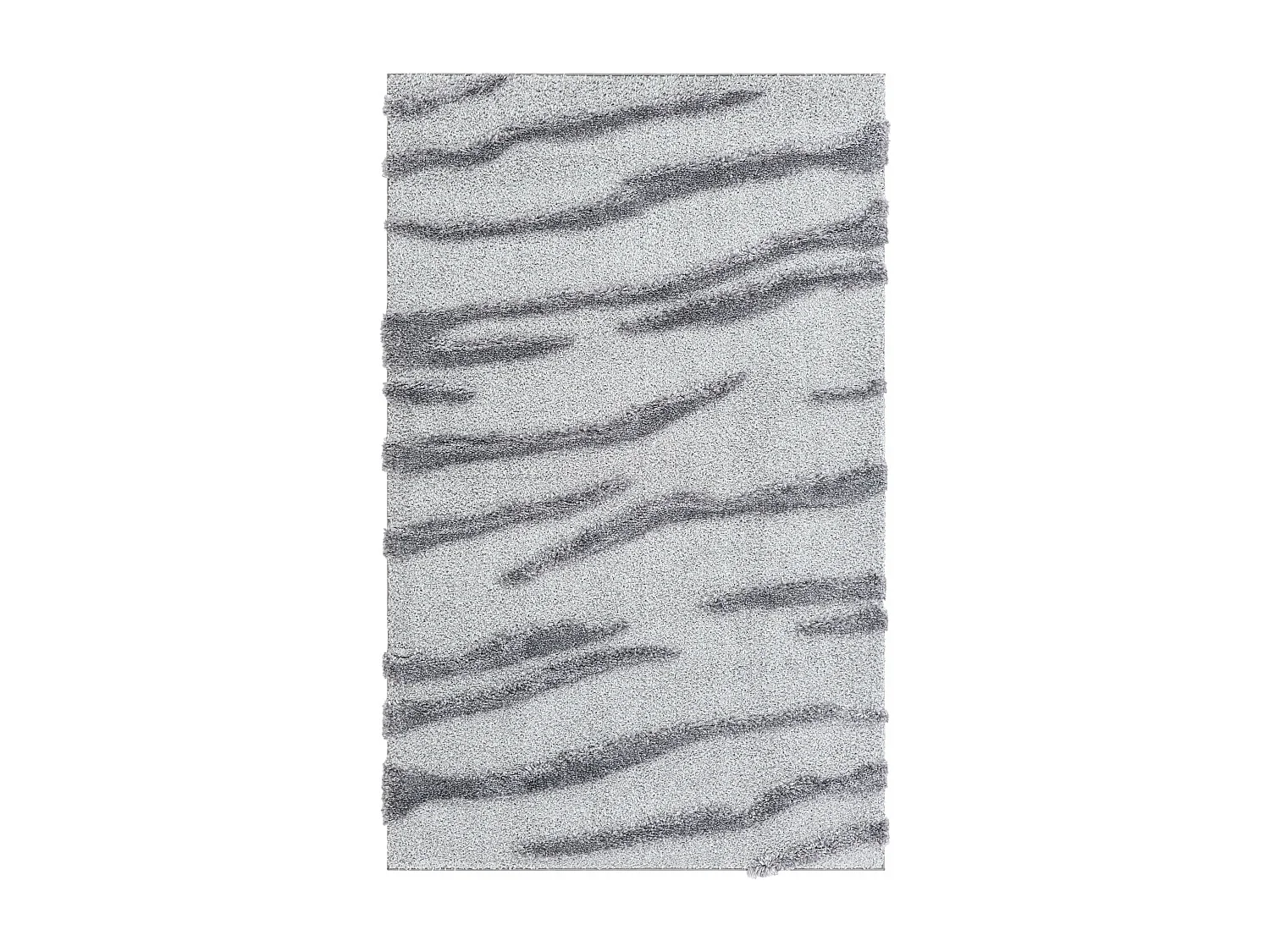 Tapis shaggy 240x305 gris Thun Tribus
