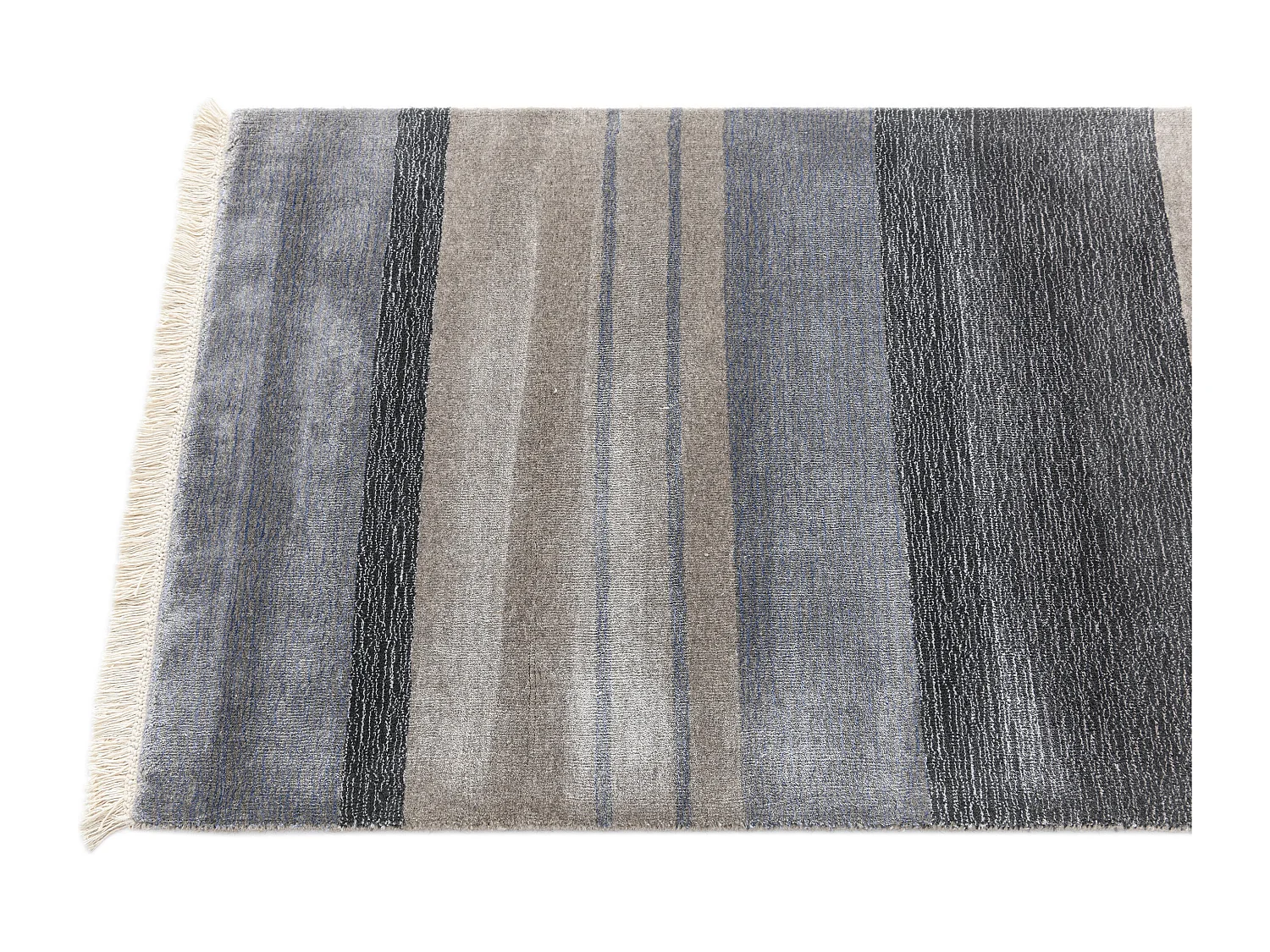 Tapis de couloir en laine 79x386 gris Darya