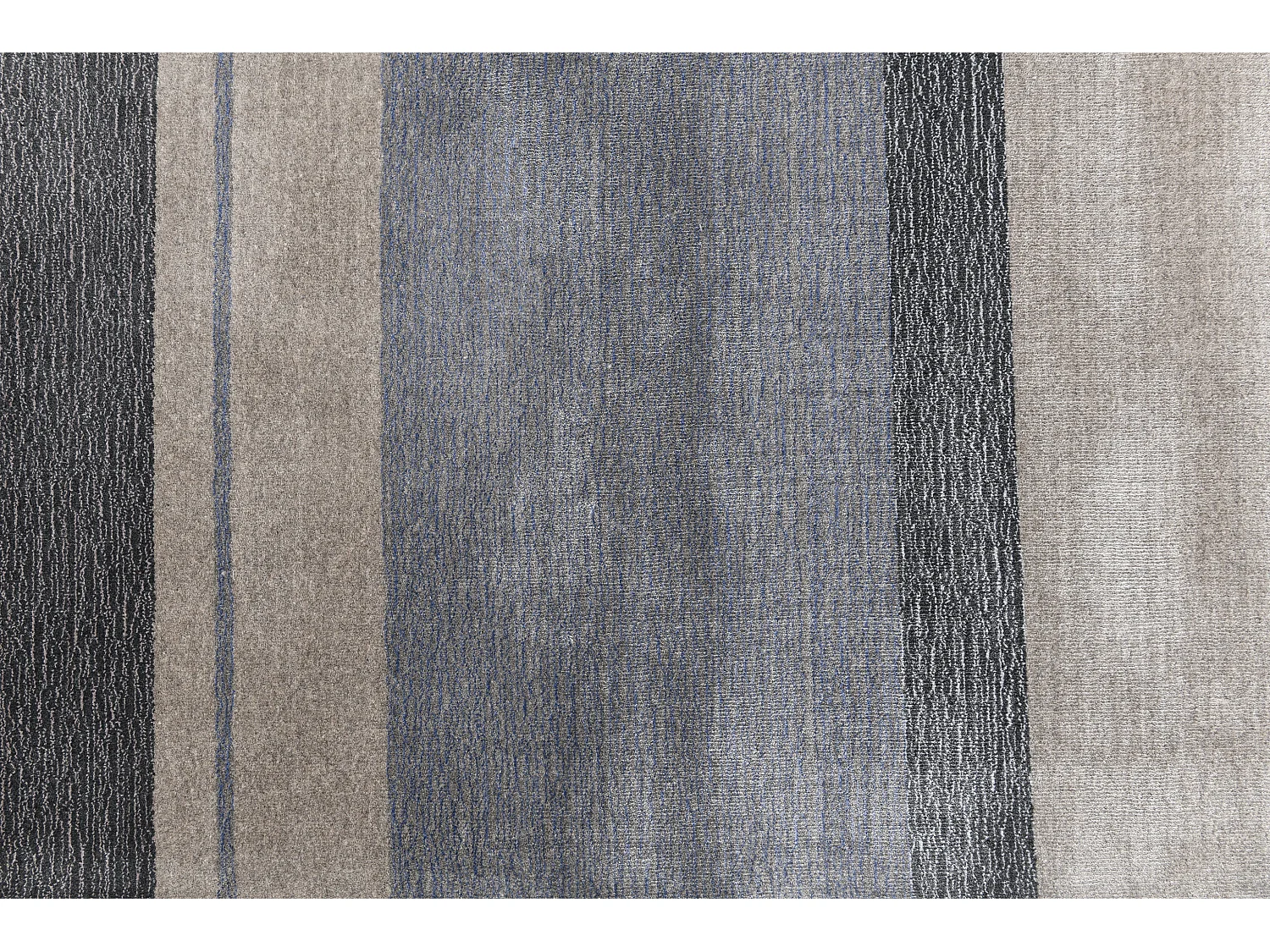 Tapis de couloir en laine 79x386 gris Darya