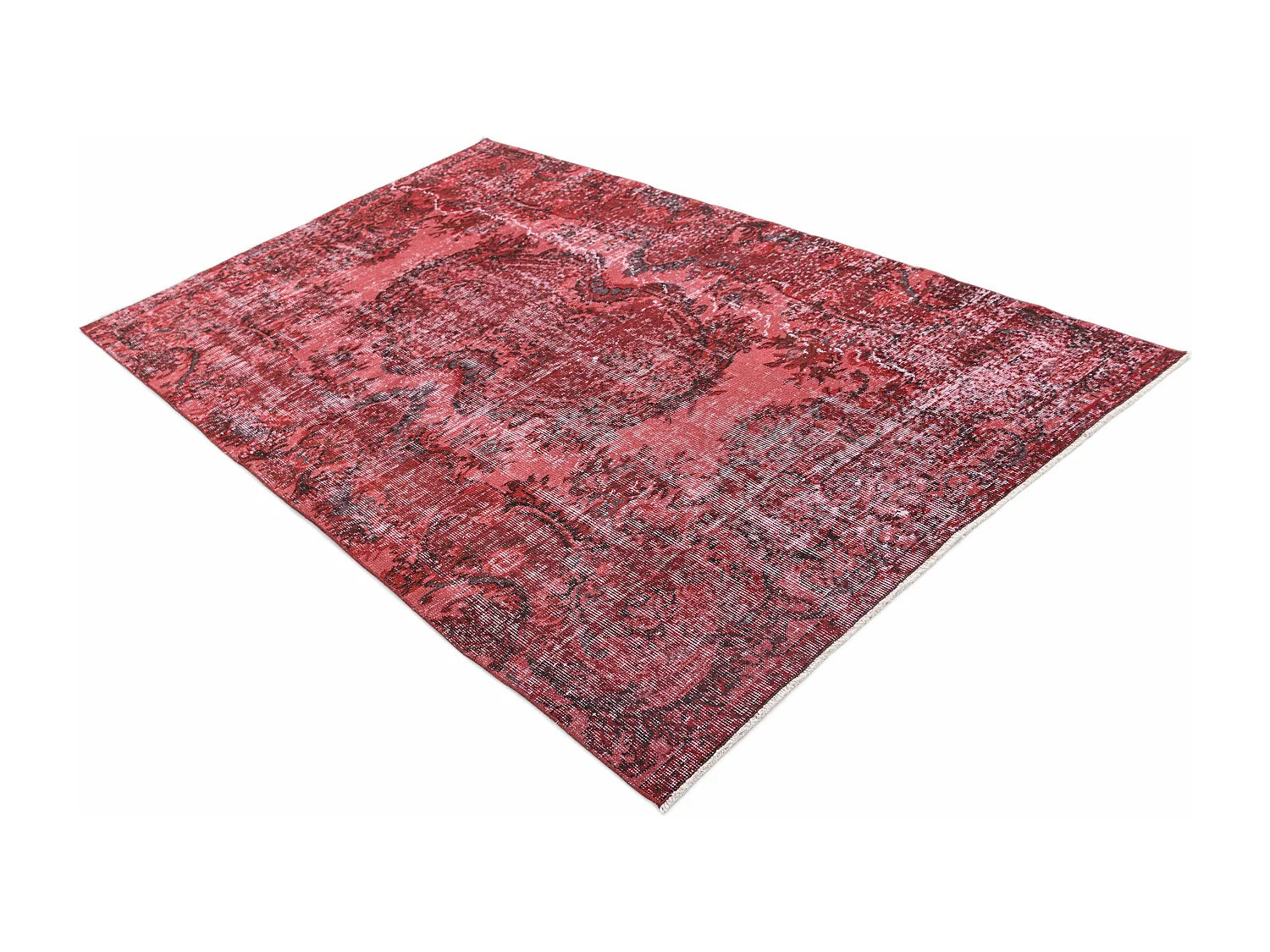 Tapis de laine 145x239 rouge Ultra Vintage