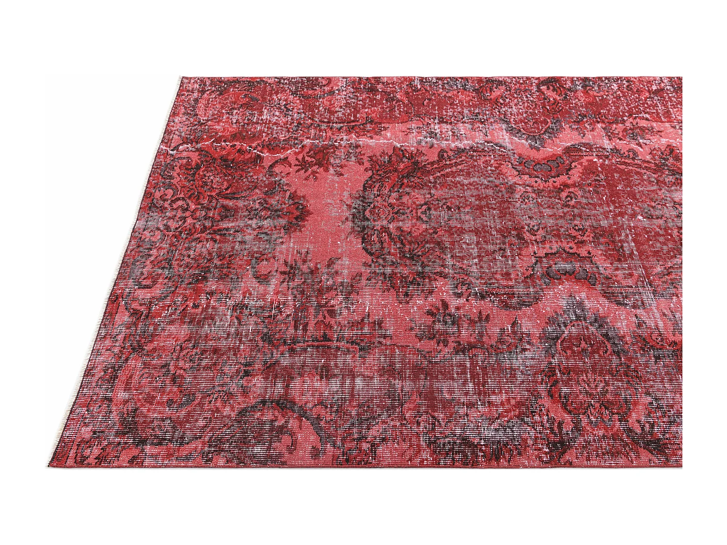 Tapis de laine 145x239 rouge Ultra Vintage