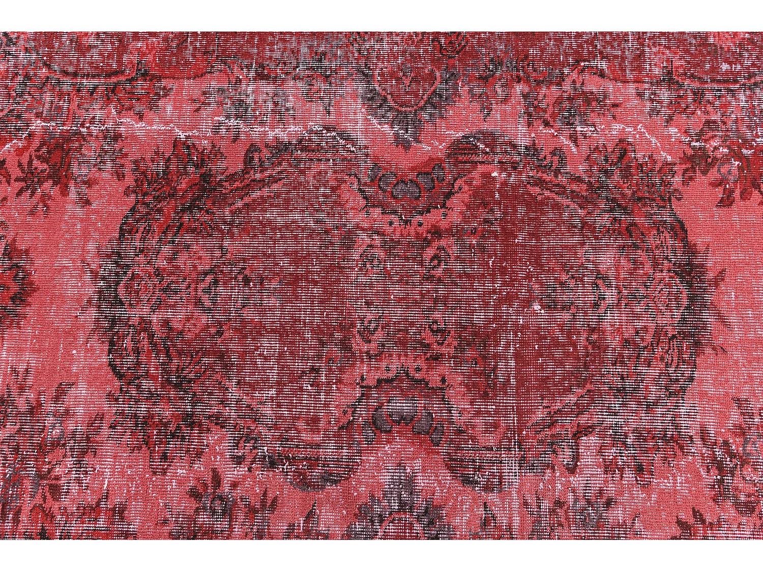 Tapis de laine 145x239 rouge Ultra Vintage