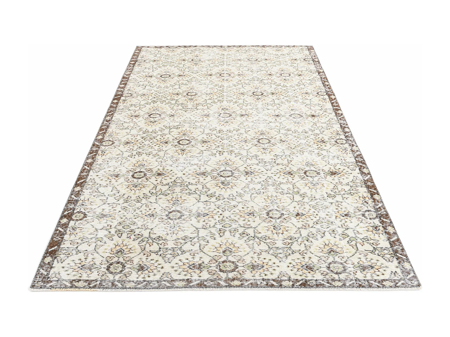 Tappeto in lana 150x259 beige Ultra Vintage
