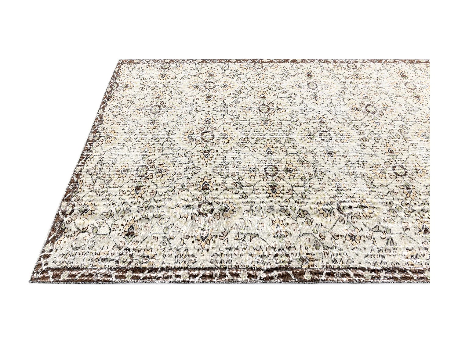 Tappeto in lana 150x259 beige Ultra Vintage