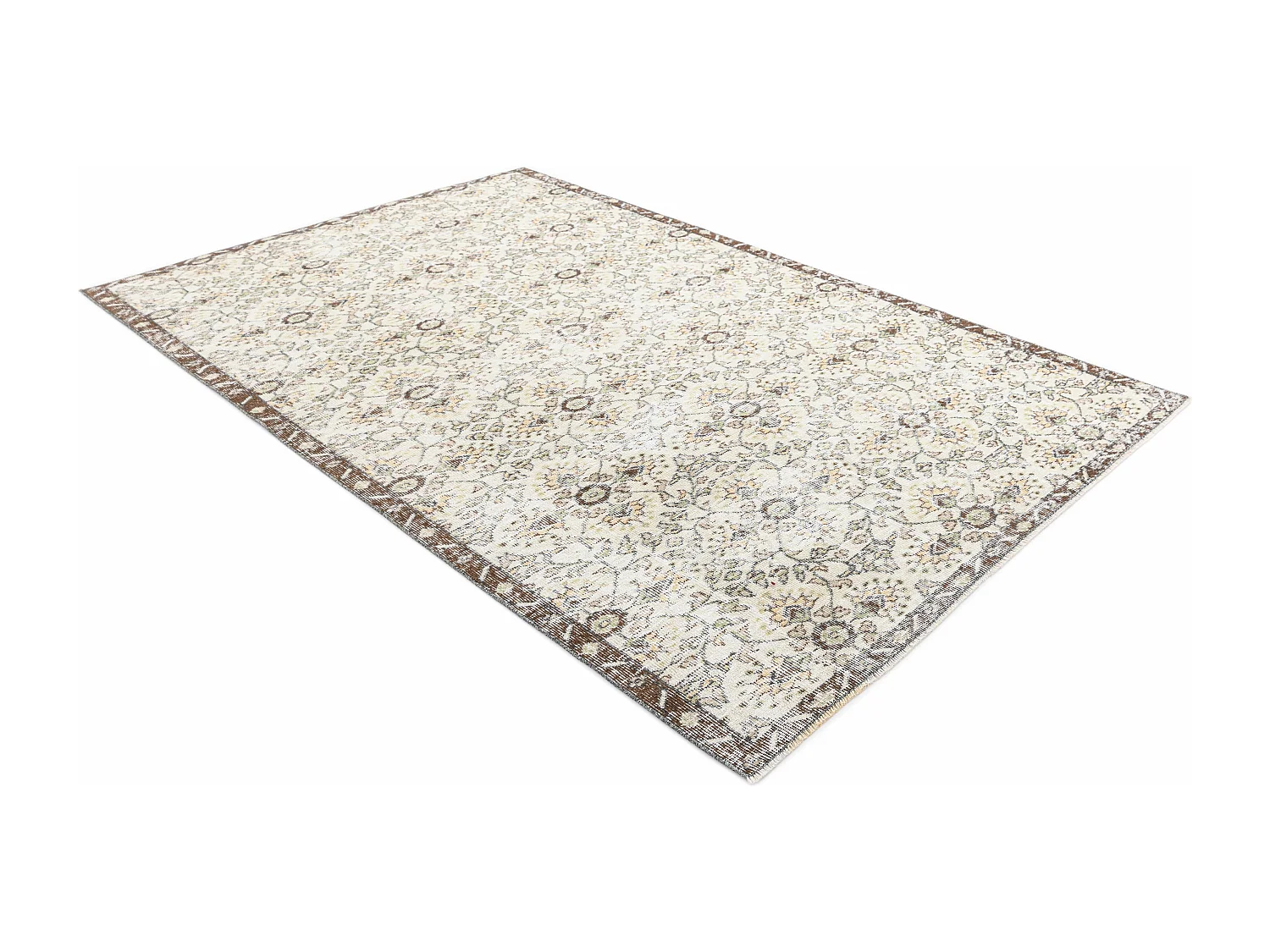 Tapis de laine 150x259 beige Ultra Vintage