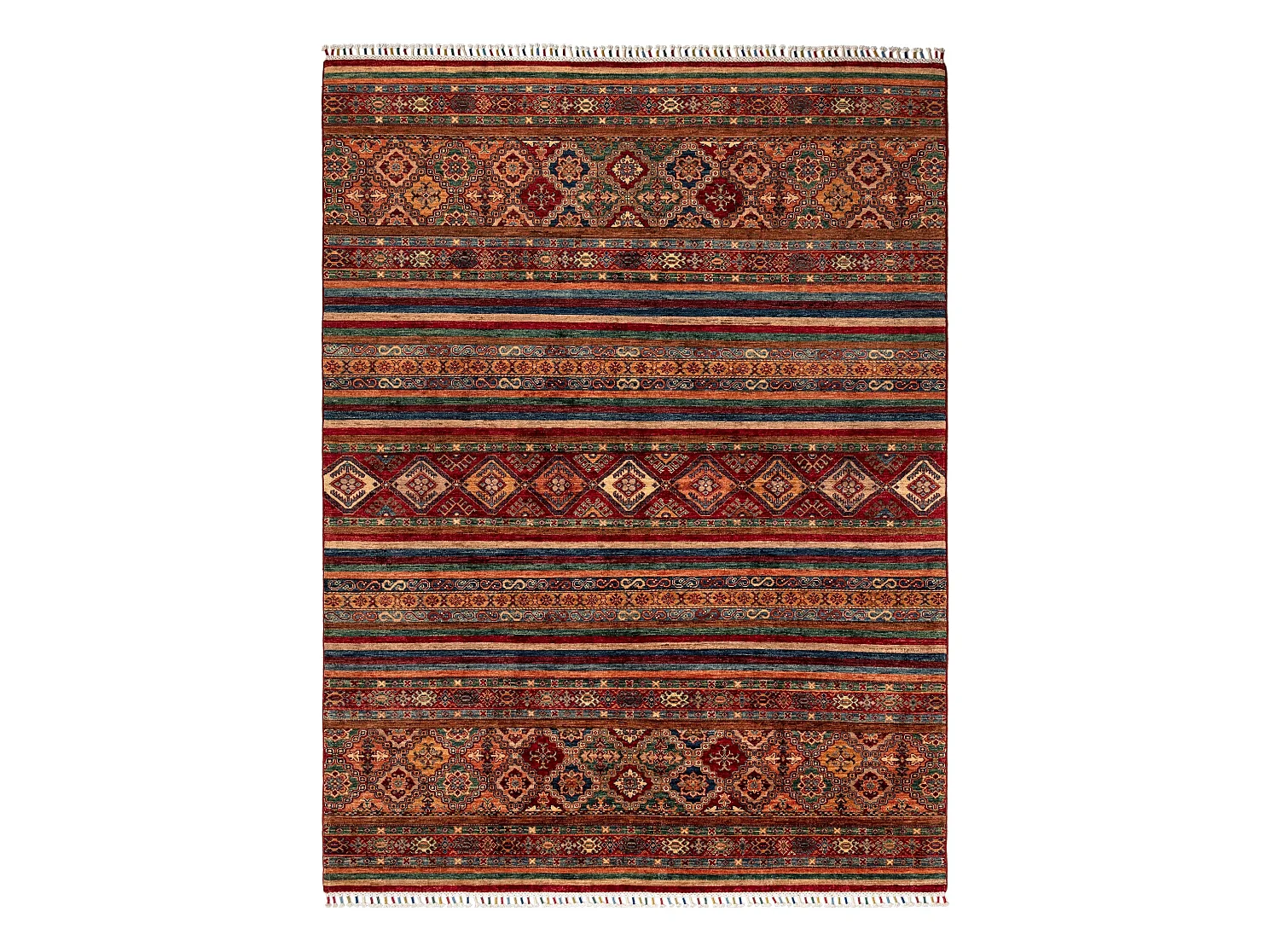 Tapis de laine 211x287 multicolore Torkman