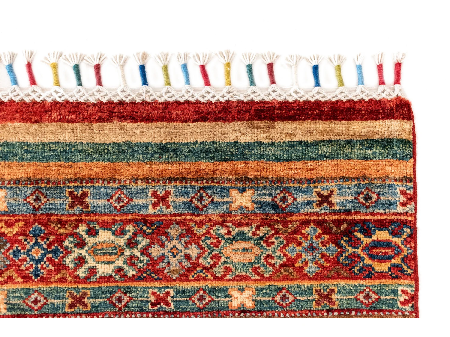 Tapis de laine 211x287 multicolore Torkman
