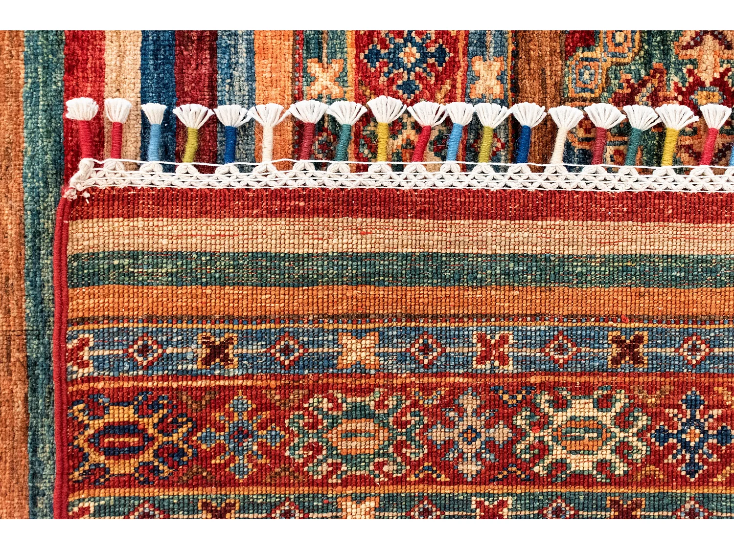 Tapis de laine 211x287 multicolore Torkman