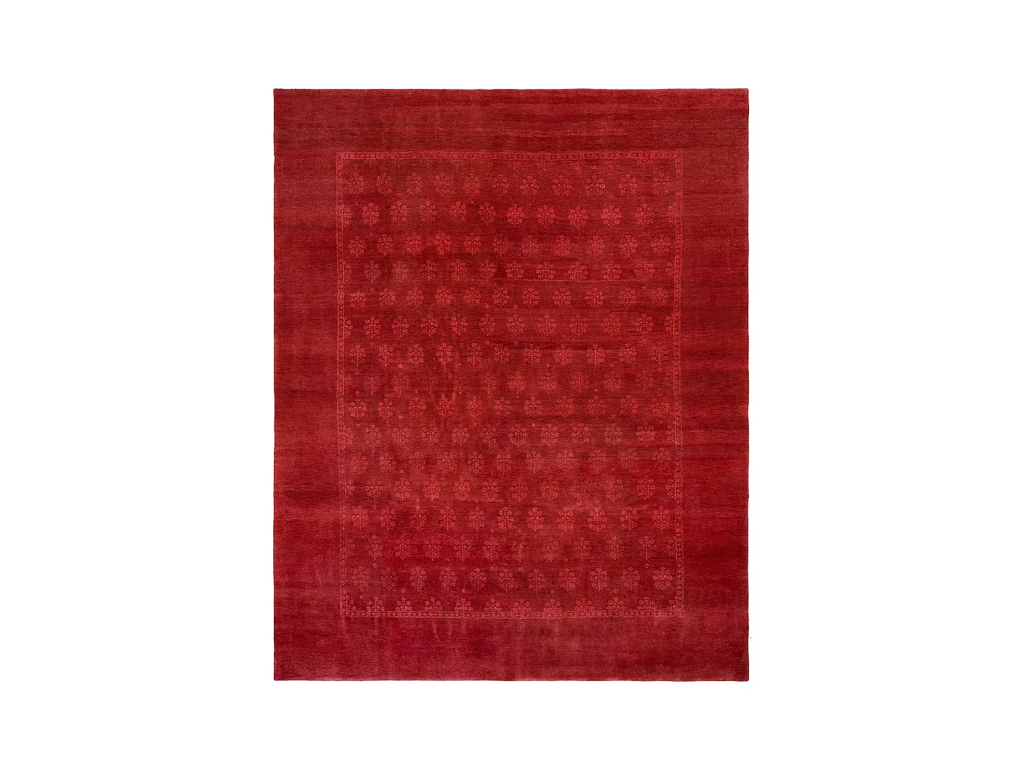 Tapis de laine 244x307 rouge Modern Nila