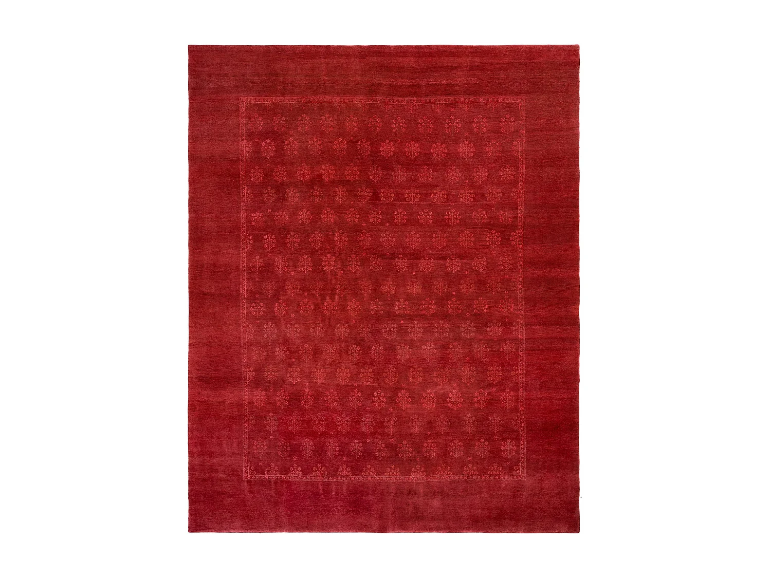 Tapis de laine 244x307 rouge Modern Nila
