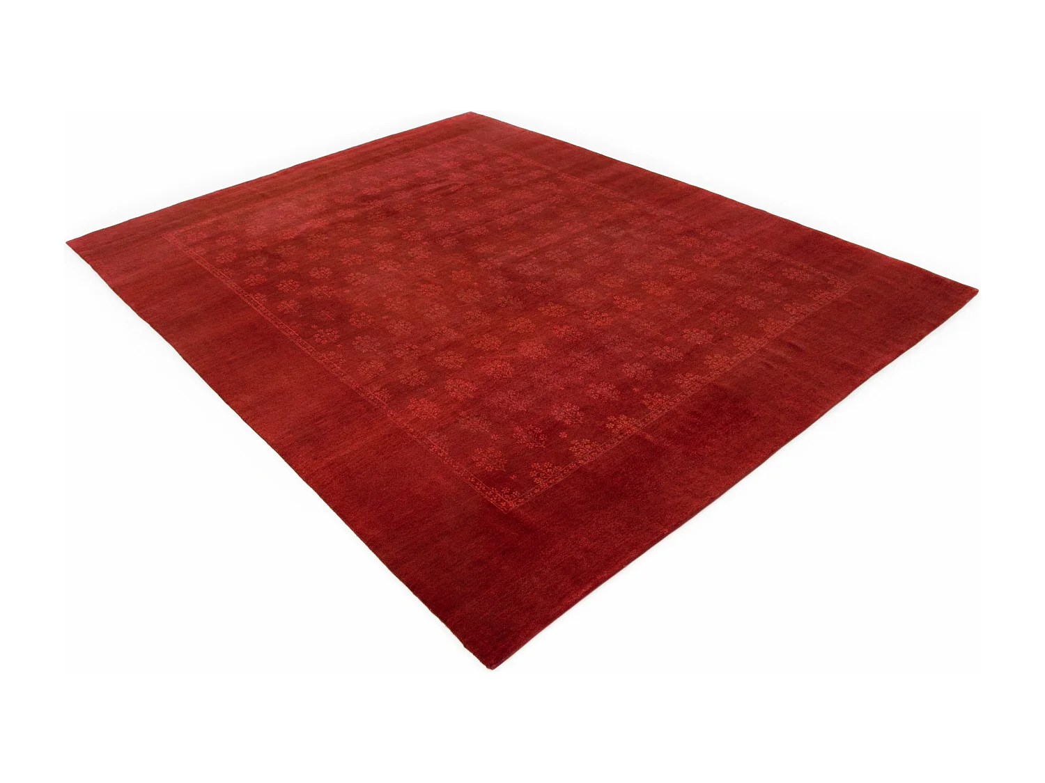 Tapis de laine 244x307 rouge Modern Nila