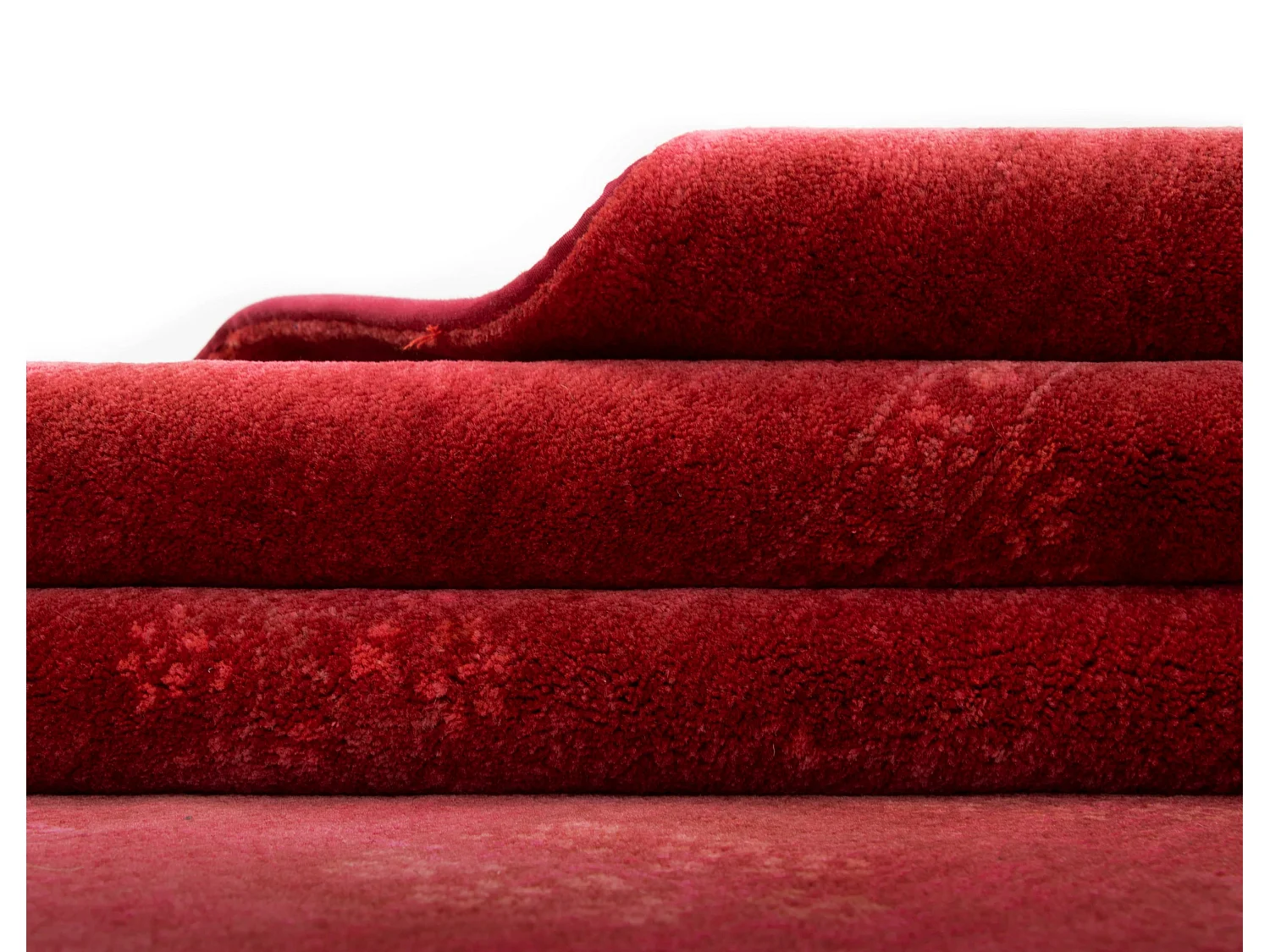 Tapis de laine 244x307 rouge Modern Nila