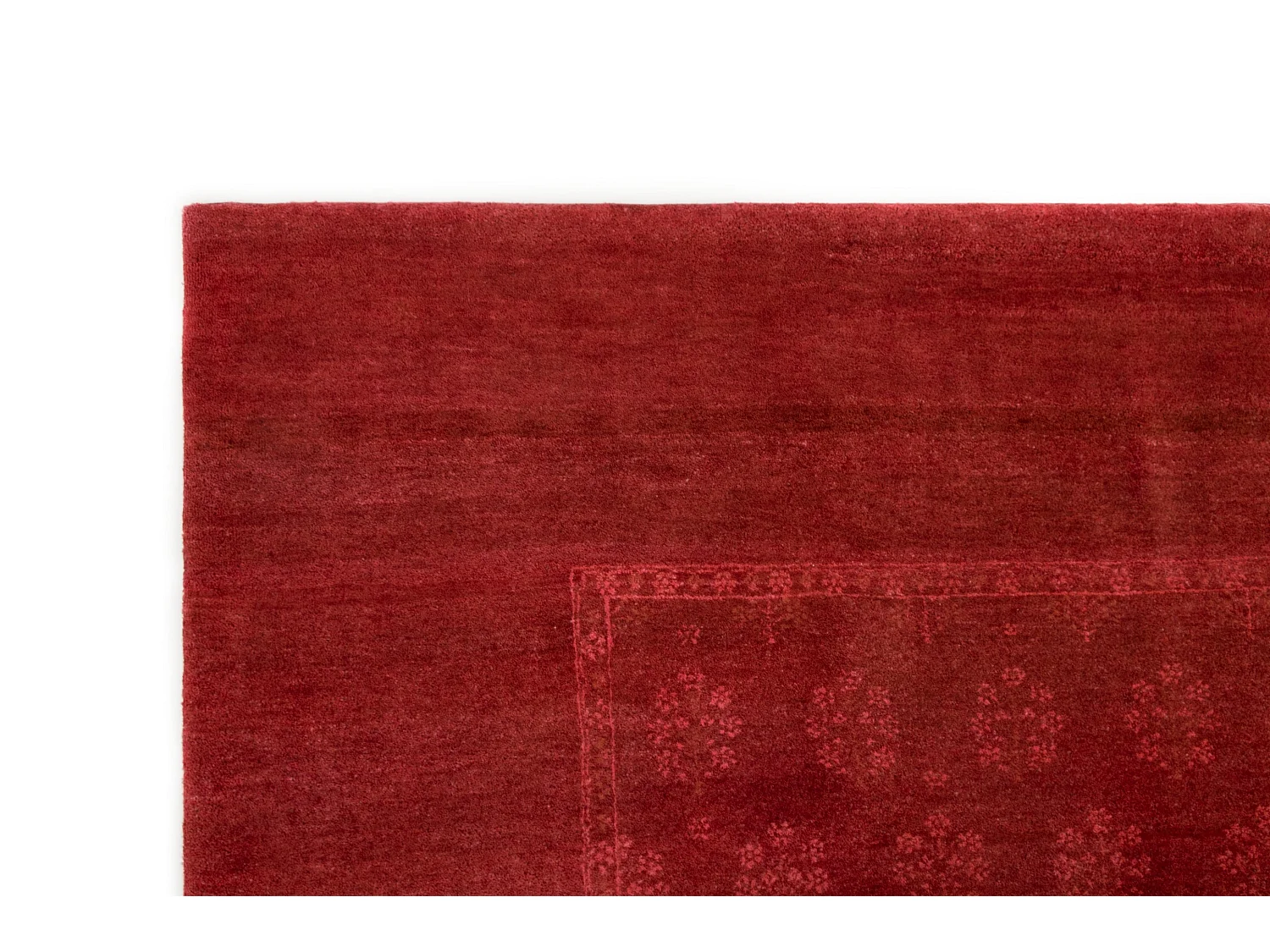 Tapis de laine 244x307 rouge Modern Nila