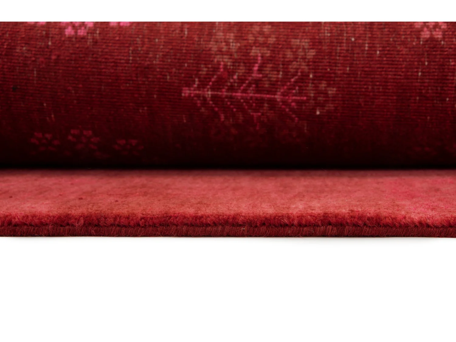 Tapis de laine 244x307 rouge Modern Nila
