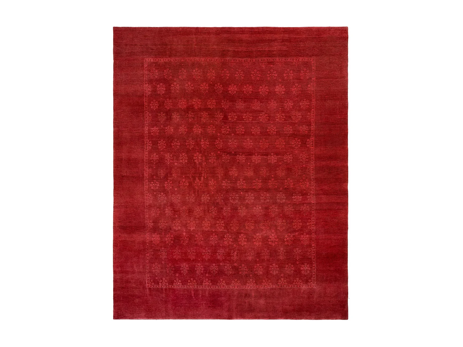 Tapis de laine 244x307 rouge Modern Nila