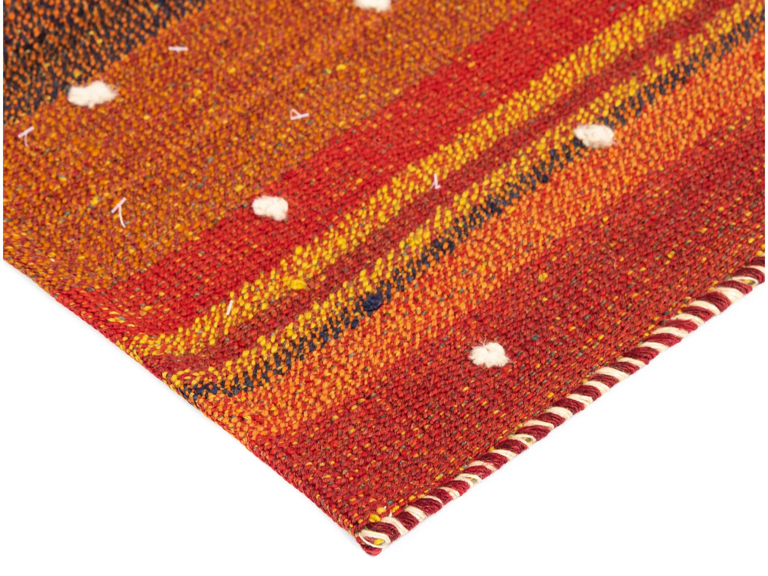 Tapis de laine 133x186 rouge Jajim