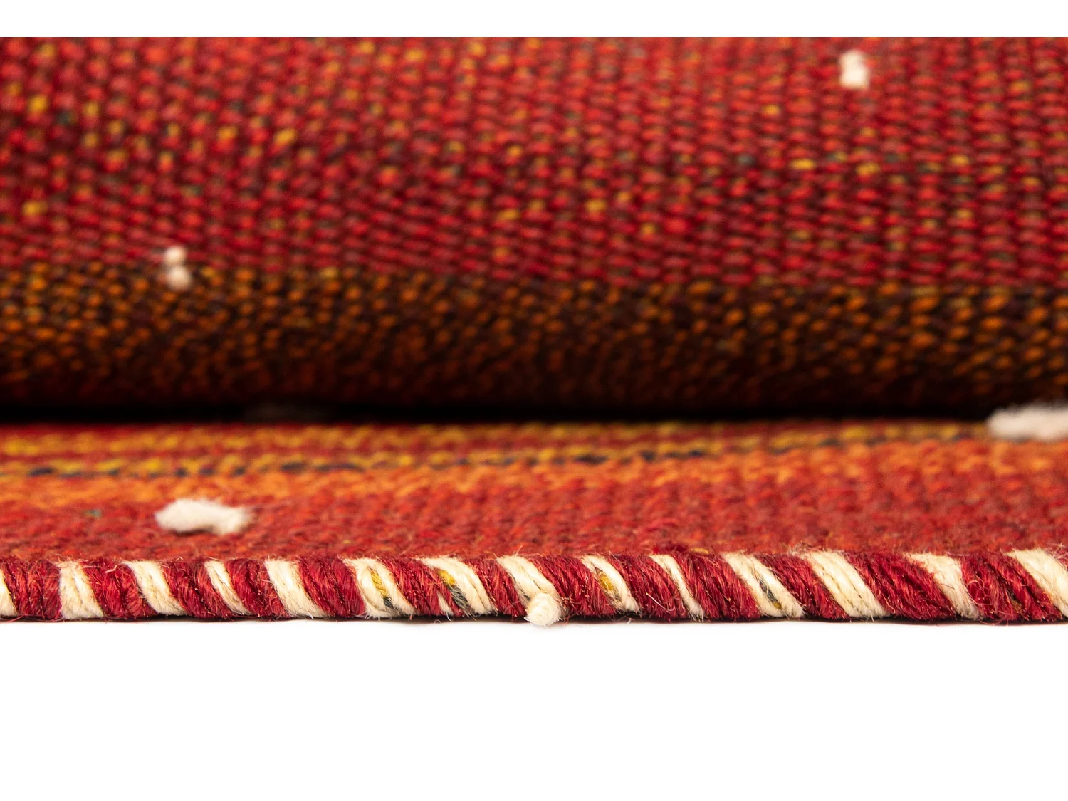 Tapis de laine 133x186 rouge Jajim