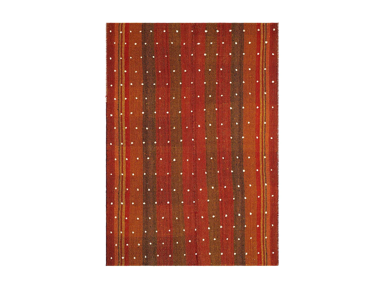 Tapis de laine 133x186 rouge Jajim