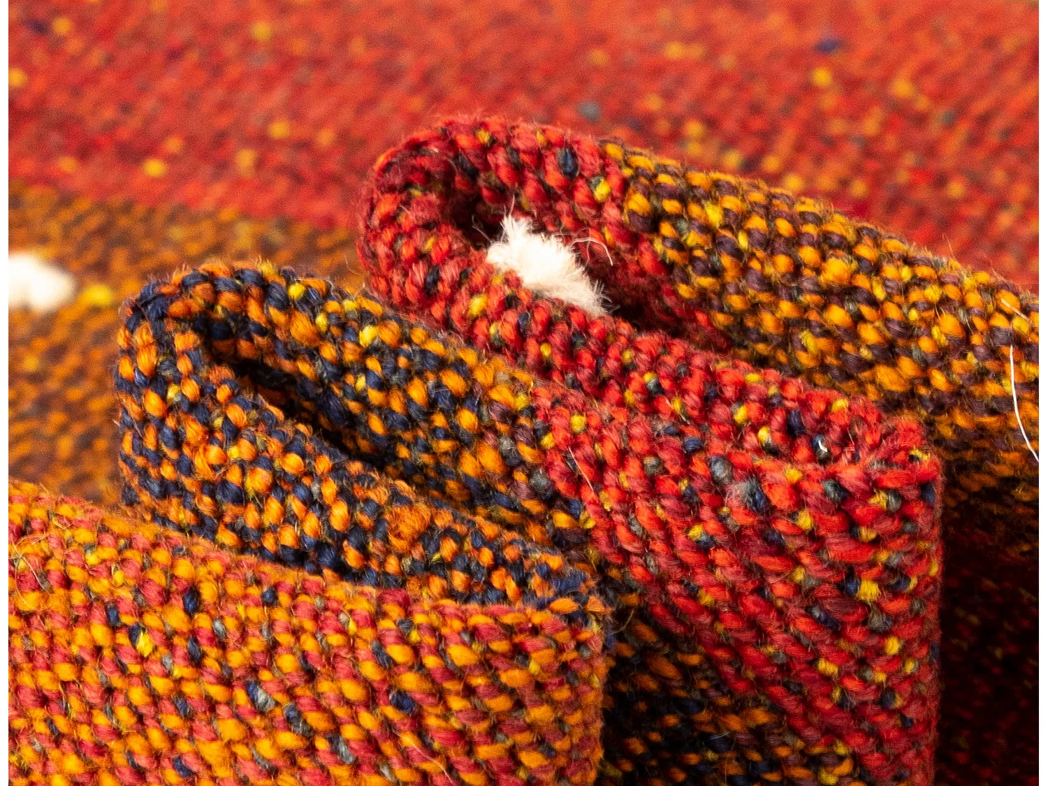 Tapis de laine 133x186 rouge Jajim