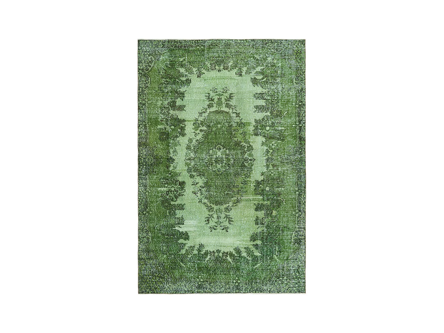 Tapis de laine 175x264 vert Ultra Vintage