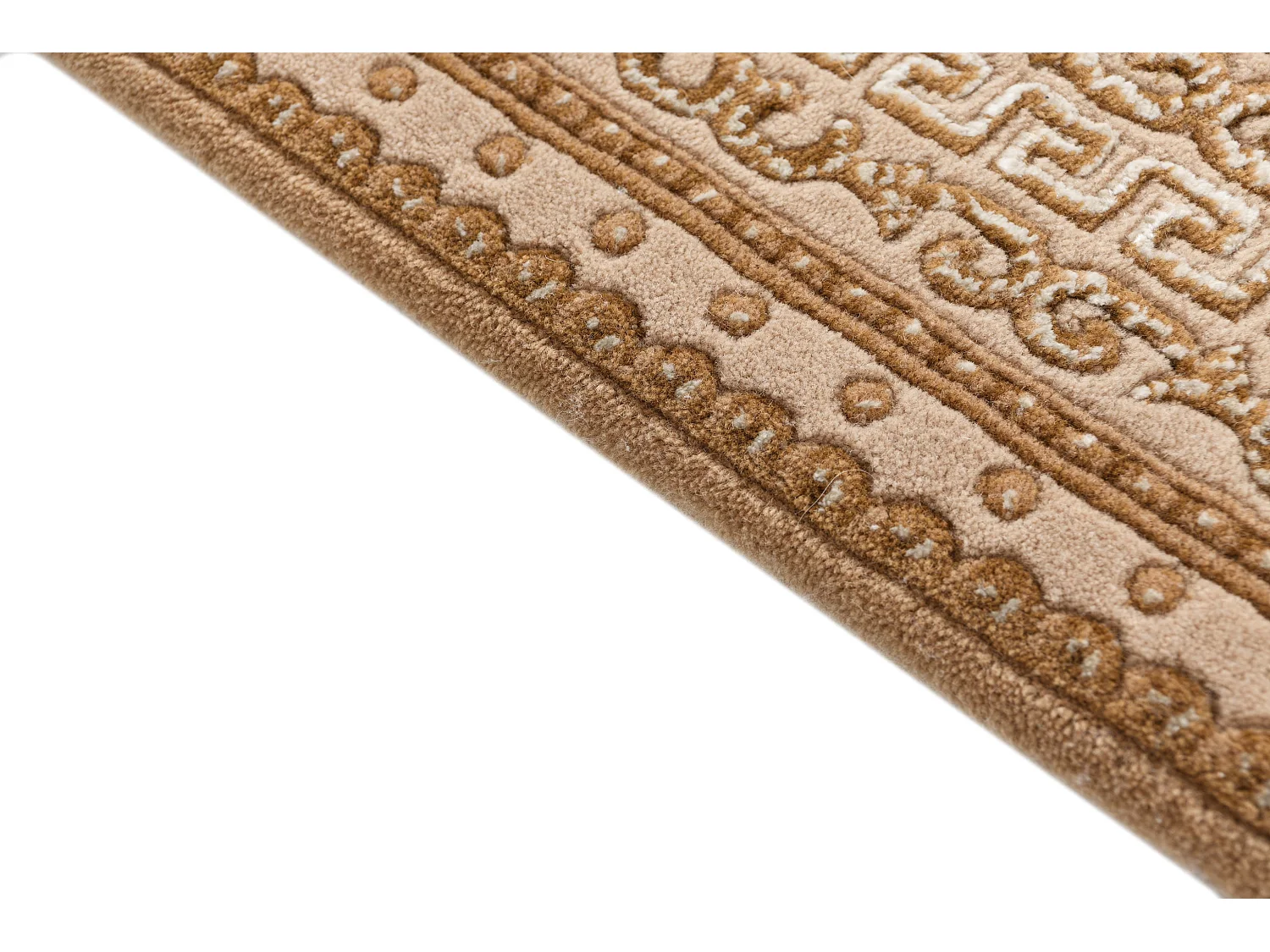 Läufer-Wollteppich 81x399 Braun Darya