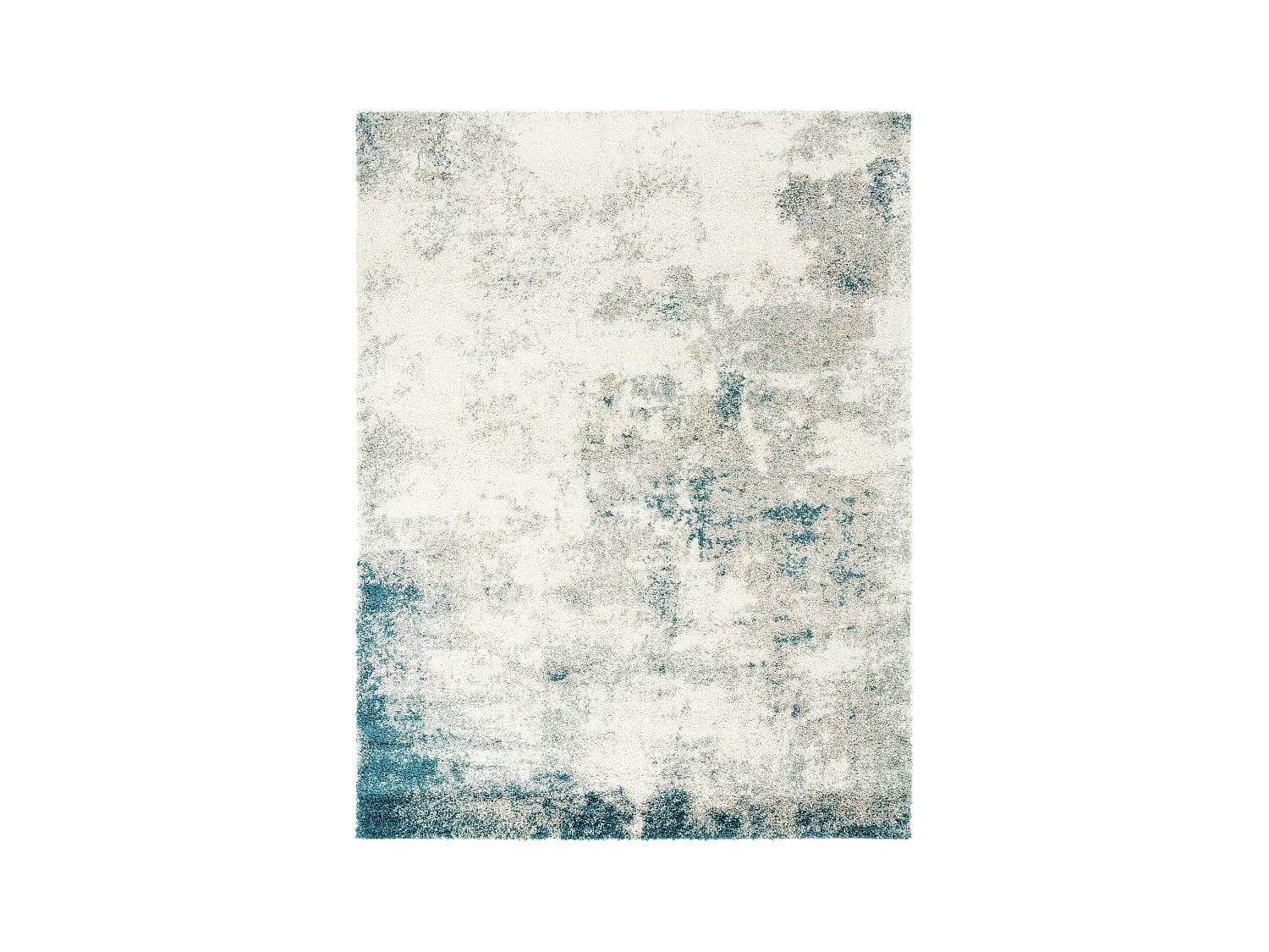 Hoogpolig tapijt 305x215 Beige - Groen Lachen Haze