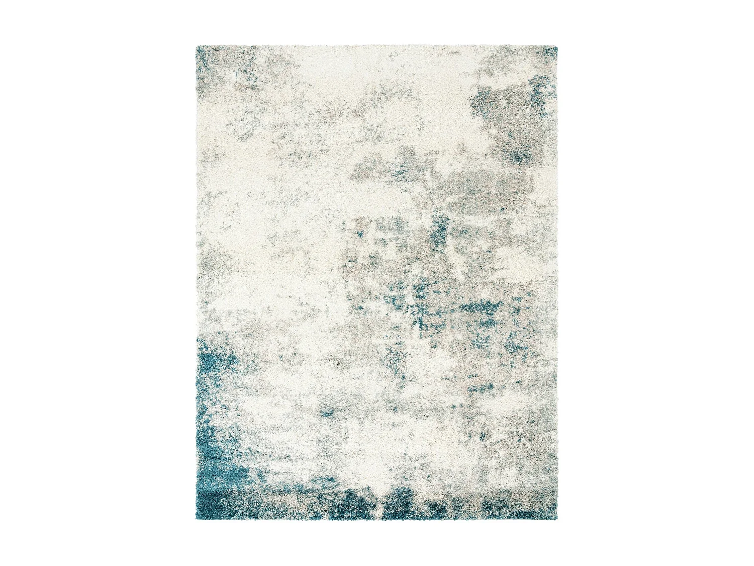 Tapis shaggy 215x305 beige - vert Lachen Haze